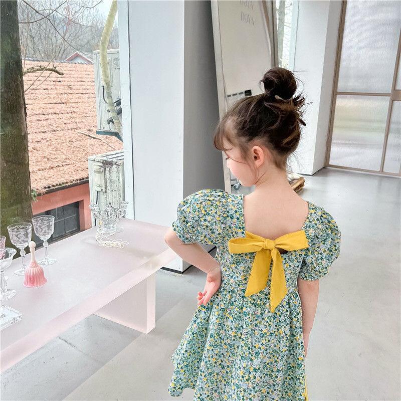 Baby Clothing Jumper - 女の子のドレス韓国版子供かわいい新しいスタイルカジュアル服夏のプリンセスドレス女の赤ちゃんスタイリッシュなコートトップスジャンパーファー