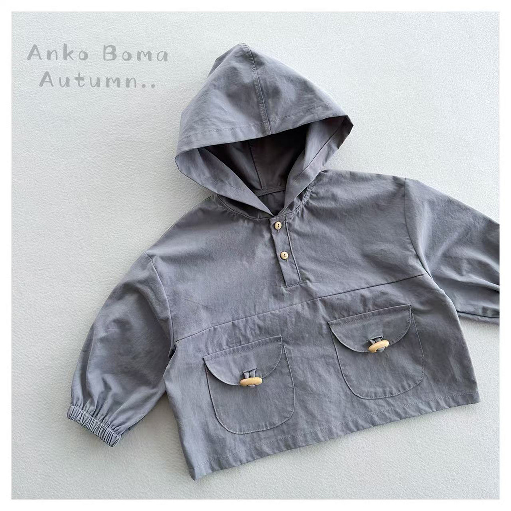 Baby Clothing Jumper - 秋の新製品男の子と女の子の新鮮でゆったりとしたマウンテンフード付きジャンパーベビー子供服北欧スタイルジャケット