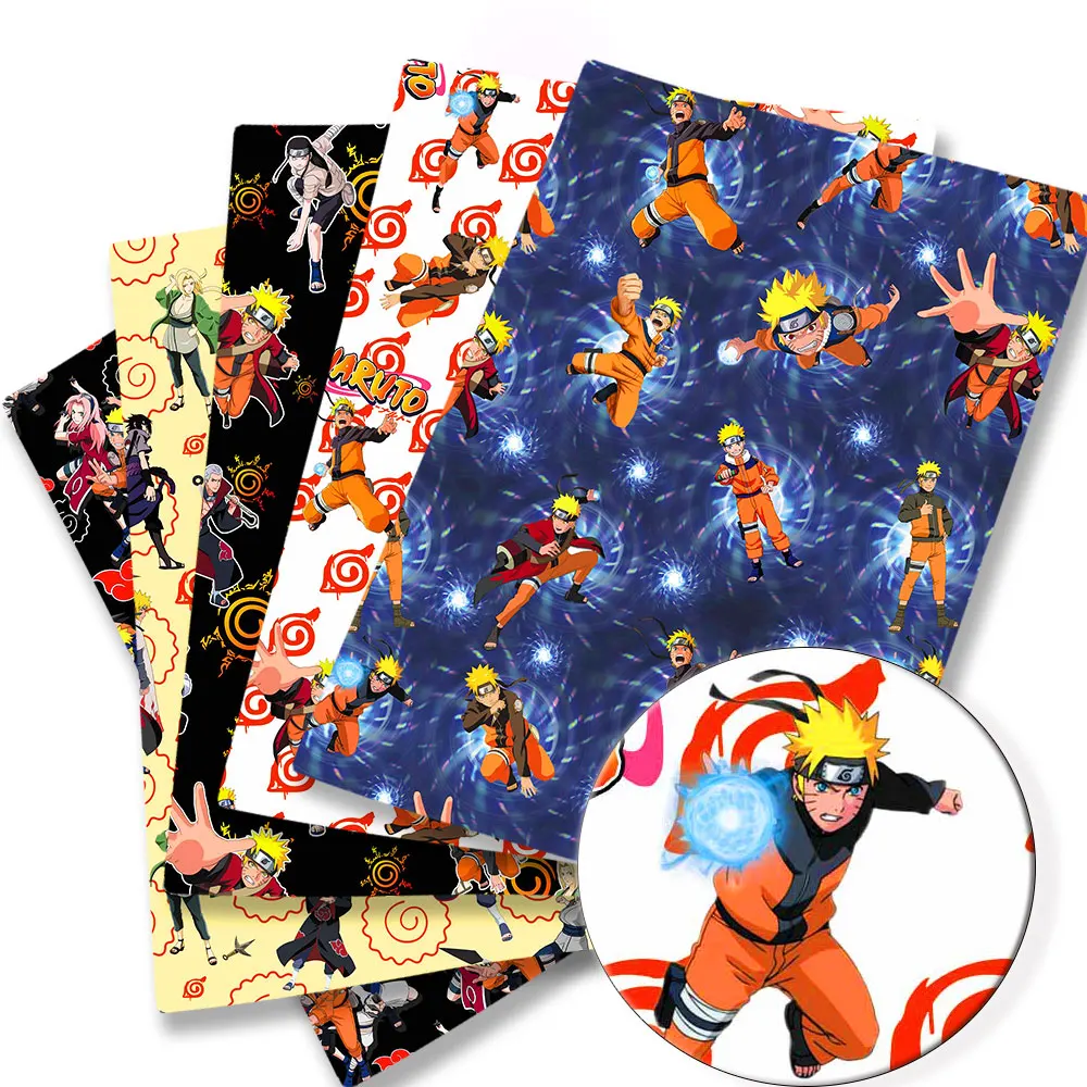 Baby Clothing Sewing - ナルトアニメ周辺生地 140*50 センチメートル DIY 縫製パッチワークキルティングベビードレスプリント生地生地縫製子供