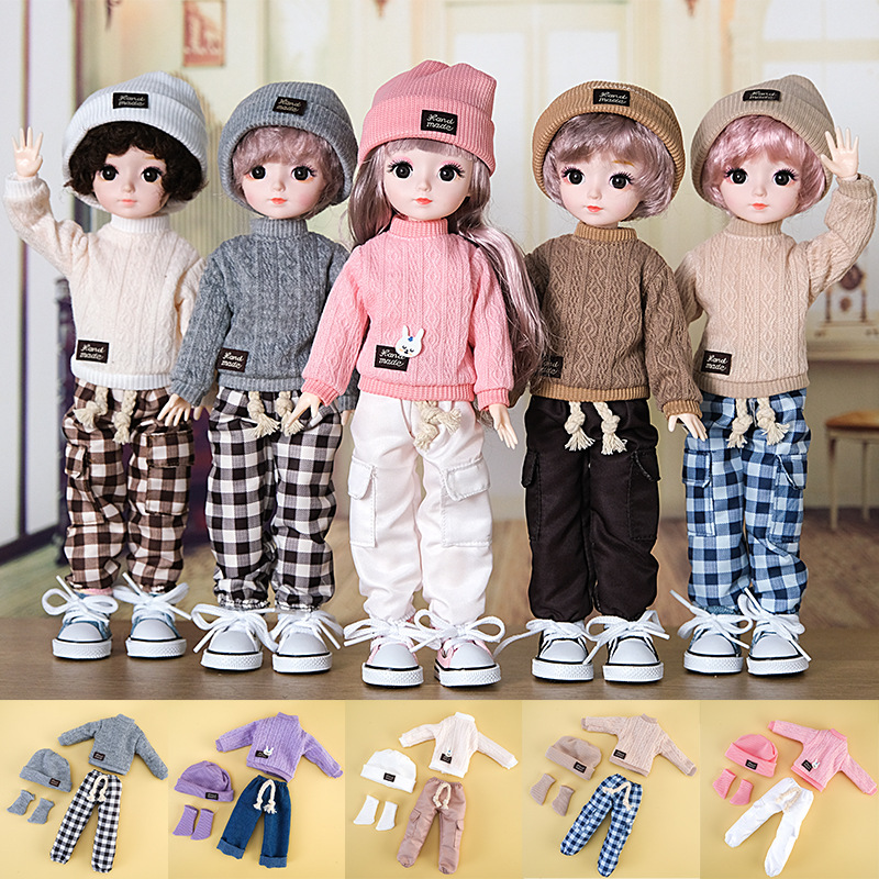Baby Clothing Accessories - 1/6 BJD 30 センチメートルアニメ人形ファッションカジュアルスーツ人形交換服スカートアクセサリー子供女の子 DIY おもちゃギフトリボーンかわいい