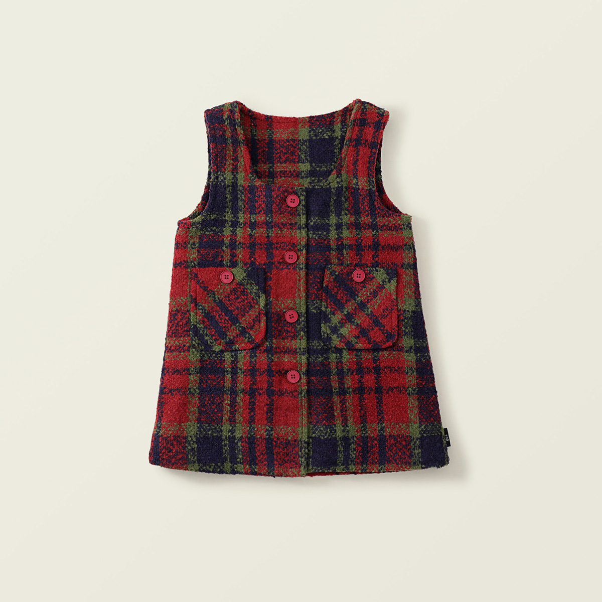 Baby Clothing Quilt - 女の赤ちゃんの格子縞のドレス子供パーティーベストドレスイングランドウールキルティングクリスマスドレス新しい秋冬子供服