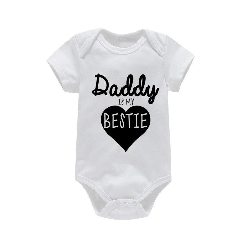 パパは私の親友かわいい赤ちゃん男の子女の子服半袖ベビーカバー - Baby Clothing Gender Neutral のレビューと価格