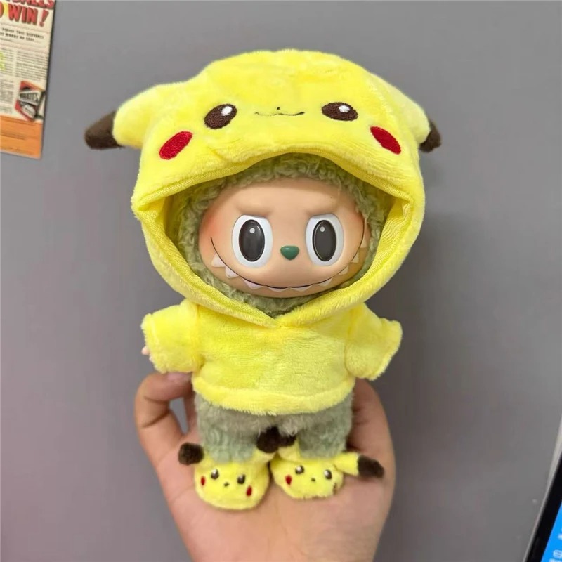15～17cmのラビュブドール用、漫画風のかわいいピカチュウ - Baby Clothing のレビューと価格