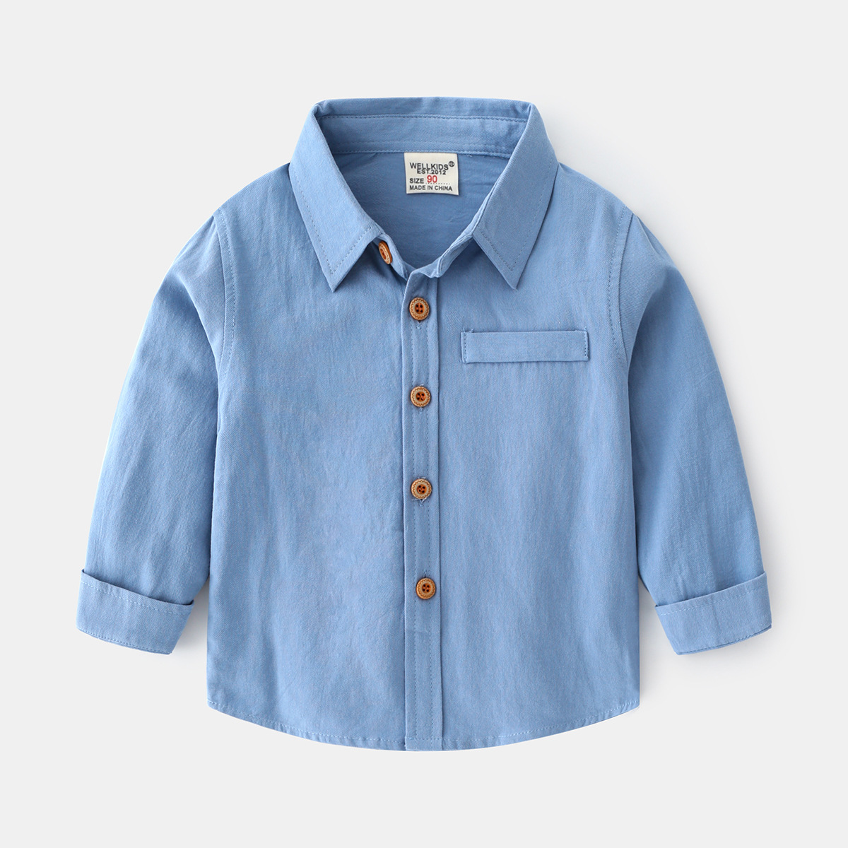 かわいい黄色のシャツ男の子女の子服綿長袖幼児子供シャツ襟韓国 - Baby Clothing Yellow のレビューと価格