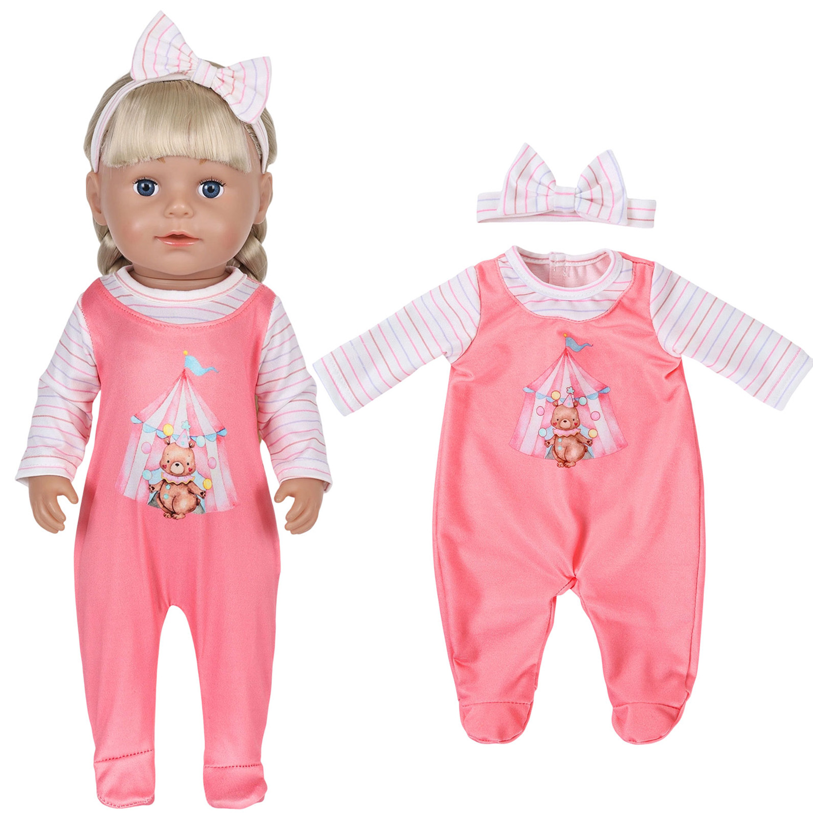 人形の服 16-18 インチ 40-45 センチメートルベビ - Baby Clothing のレビューと価格