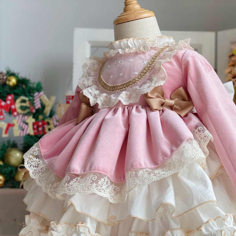 女の子のためのスペイン語のイブニングドレス,ヴィンテージのピ - Baby Clothing Gifts のレビューと価格