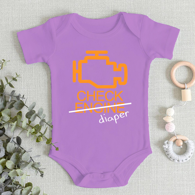 面白いチェック柄おむつレターデザイン肌に優しいベビー男の子女 - Baby Clothing Gender Neutral のレビューと価格