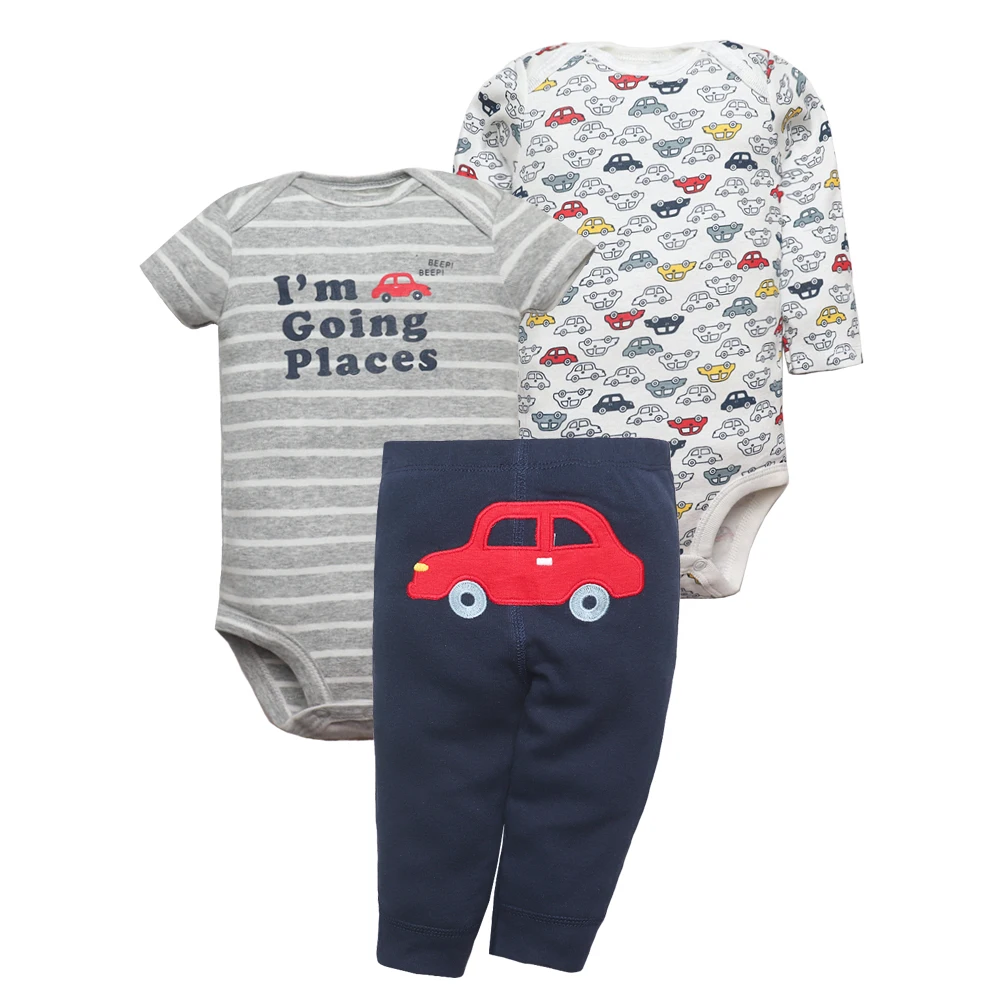 新しいファッション赤ちゃん男の子服セット綿 100% 女の赤 - Baby Clothing Gender Neutral のレビューと価格