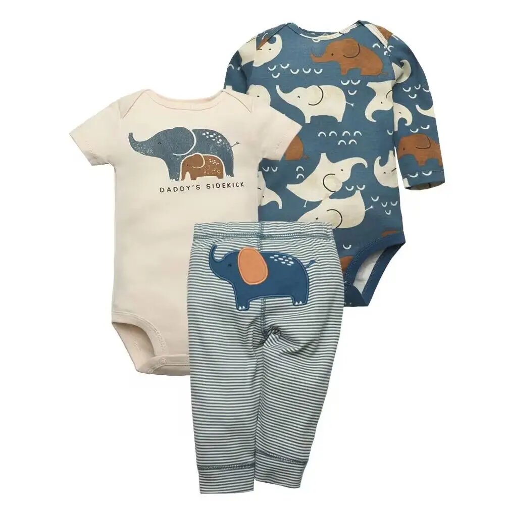 新しいファッション赤ちゃん男の子服セット綿 100% 女の赤 - Baby Clothing Gender Neutral のレビューと価格