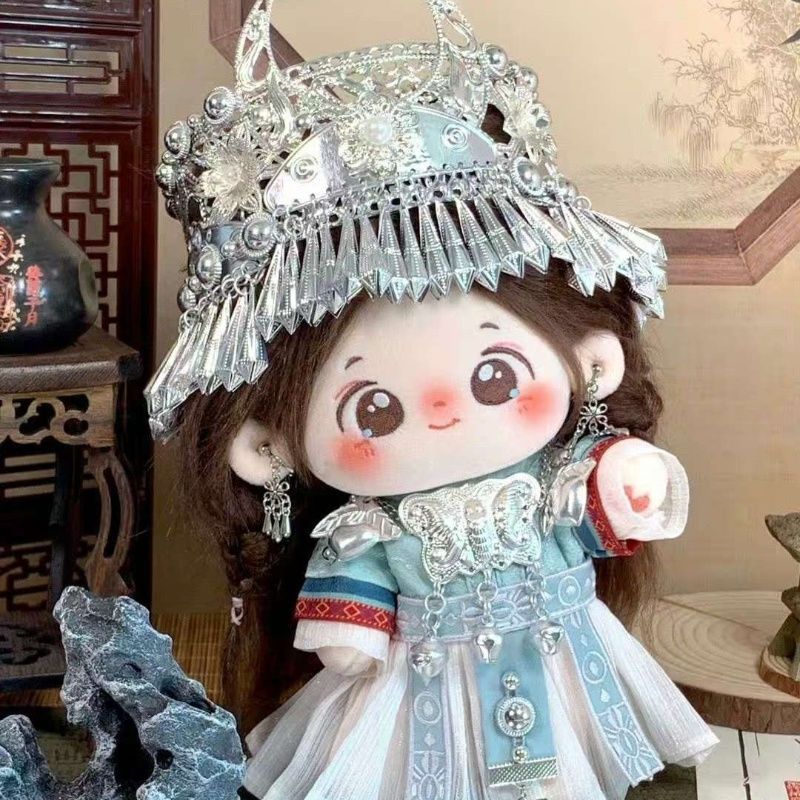 20cm綿人形 - 伝統的な中国苗江シリーズのベビー服ぬいぐ - Baby Clothing のレビューと価格