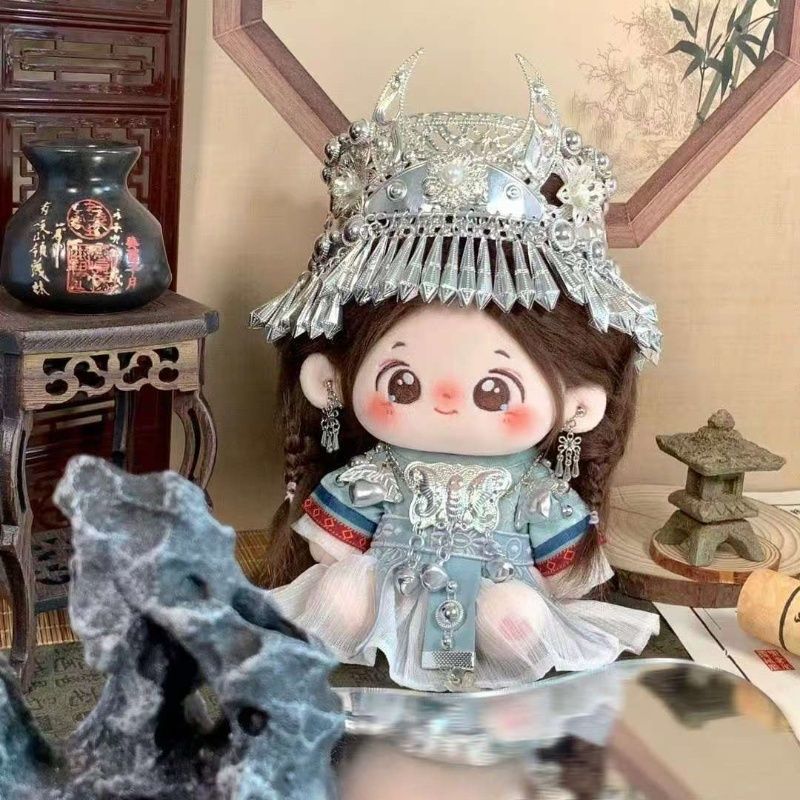 20cm綿人形 - 伝統的な中国苗江シリーズのベビー服ぬいぐ - Baby Clothing のレビューと価格