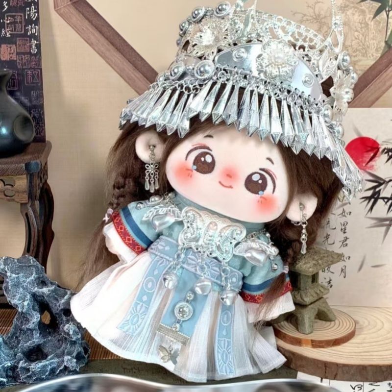 20cm綿人形 - 伝統的な中国苗江シリーズのベビー服ぬいぐ - Baby Clothing のレビューと価格