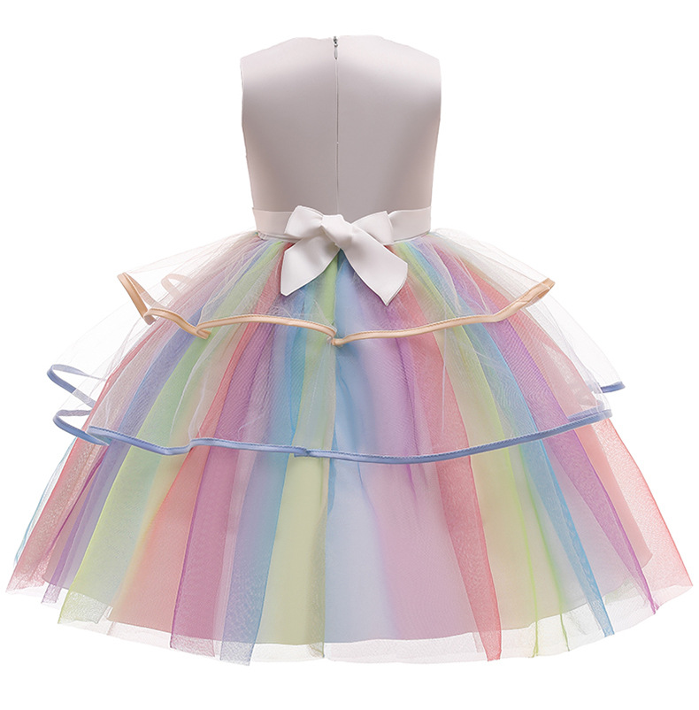 子供のユニコーンプリンセスドレス誕生日女の子パーティードレス - Baby Clothing Sizes のレビューと価格