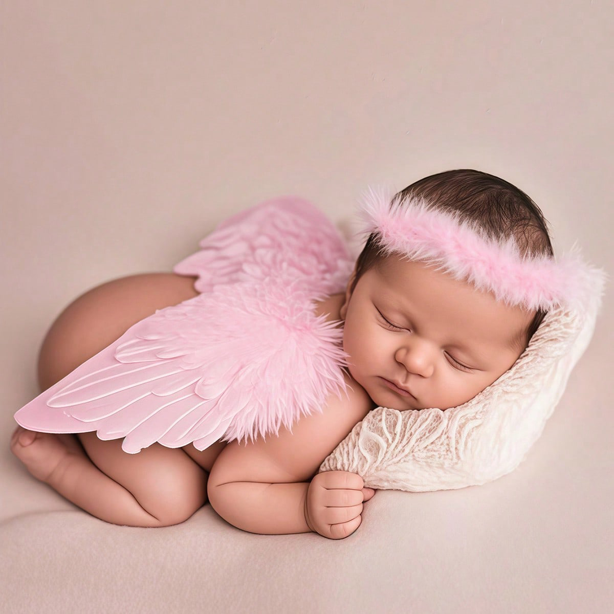 新しい手作りフラワーヘッドバンド天使の羽の翼ベビー写真小道具 - Baby Clothing Gifts のレビューと価格