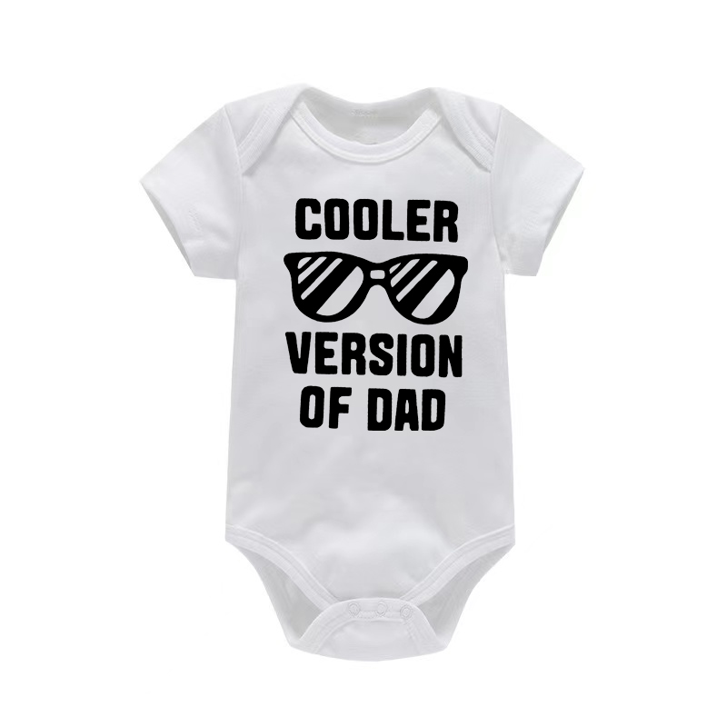 赤ちゃんのクルーネックロンパース,レタリングサングラス,楽し - Baby Clothing Gender Neutral のレビューと価格