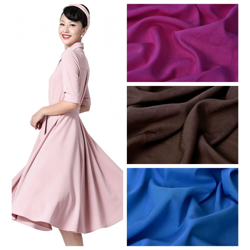 薄い無地のレーヨン生地、衣類用、ベビーパジャマ、ドレス、スカ - Baby Clothing Sewing のレビューと価格