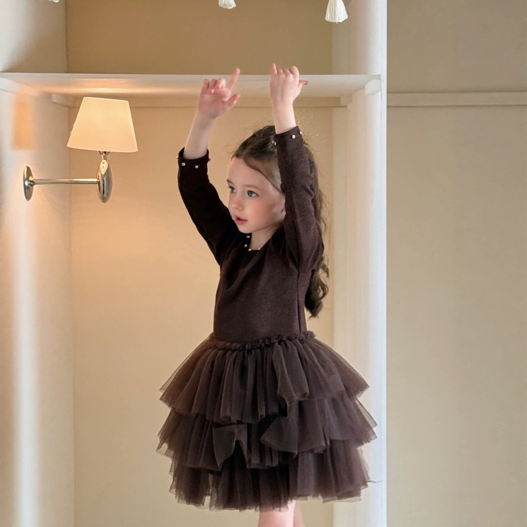 ガールズドレス 2026年秋冬新作 子供服 韓国スタイル 女 - Baby Clothing Sewing のレビューと価格