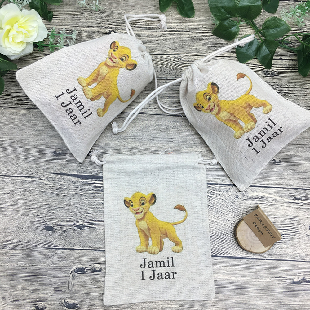 ライオンの誕生日プレゼント用のパーソナライズされたバッグ,赤 - Baby Clothing Gifts のレビューと価格