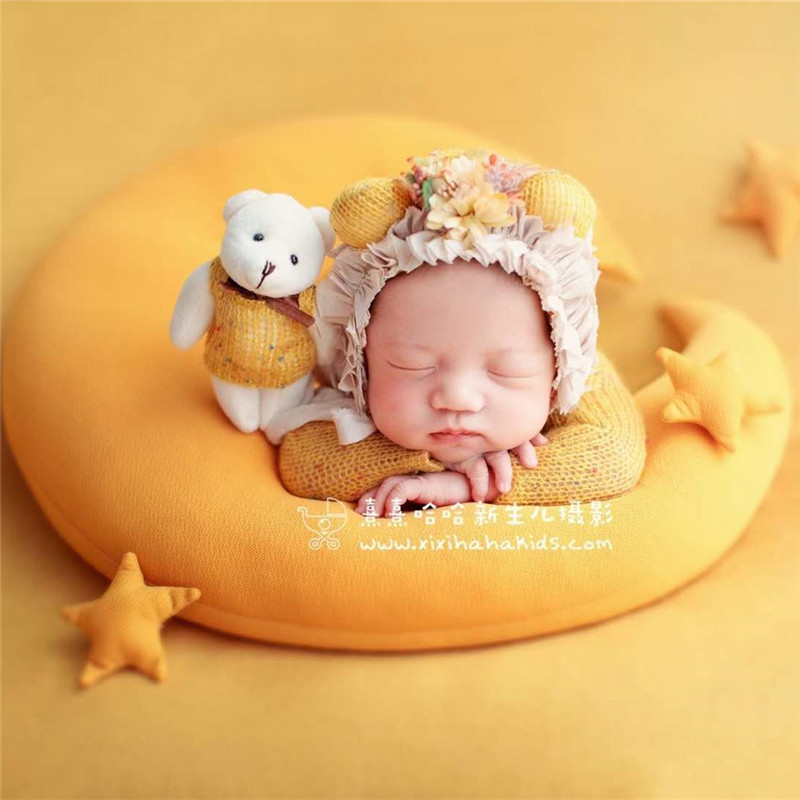 新生児の写真撮影の小道具新生児少年少女ロンパース帽子ベビーロ - Baby Clothing Accessories のレビューと価格