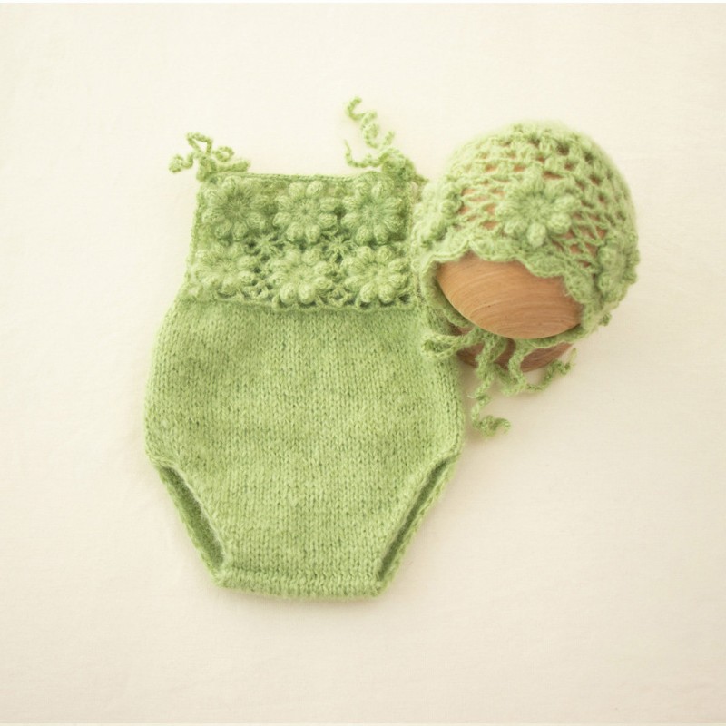 2026年新生児用モヘアロンパース写真撮影用小道具、ベビー手 - Baby Clothing Accessories のレビューと価格
