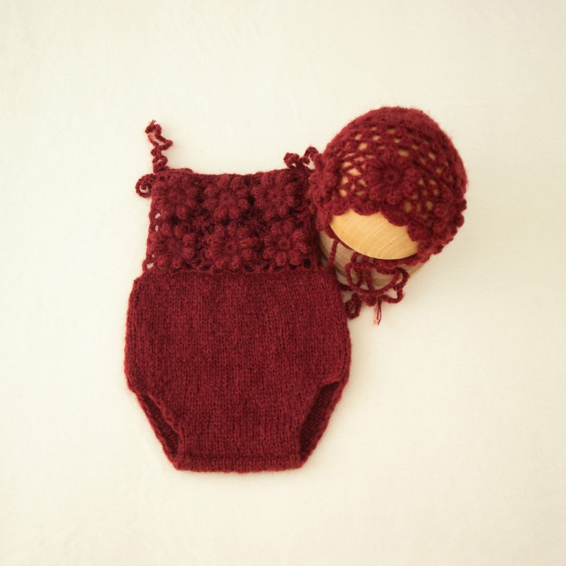 2026年新生児用モヘアロンパース写真撮影用小道具、ベビー手 - Baby Clothing Accessories のレビューと価格